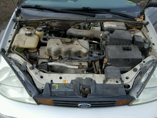 1FAFP33P51W335971 - 2001 FORD FOCUS LX SILVER photo 7