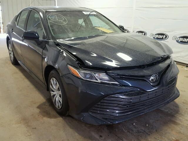 4T1B11HK8JU538002 - 2018 TOYOTA CAMRY L BLUE photo 1