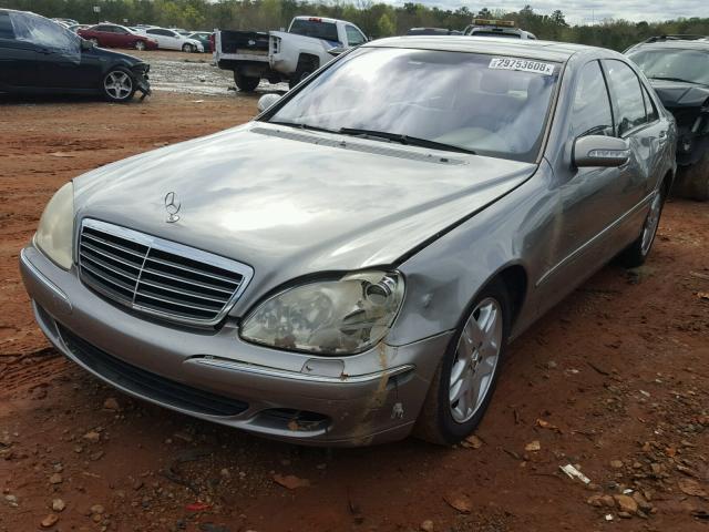 WDBNG70J83A325446 - 2003 MERCEDES-BENZ S 430 SILVER photo 2
