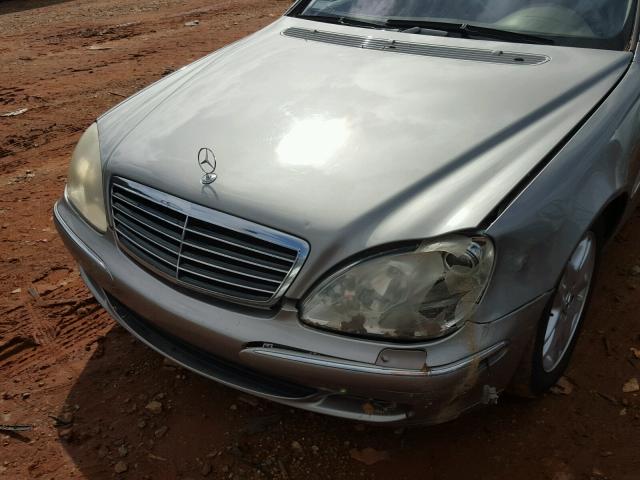 WDBNG70J83A325446 - 2003 MERCEDES-BENZ S 430 SILVER photo 9