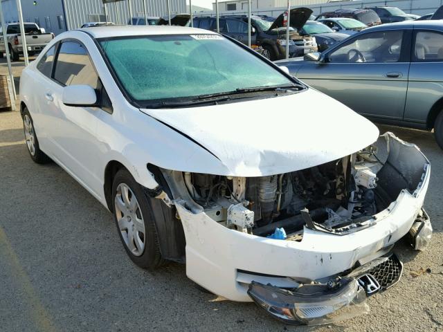 2HGFG1B68AH529935 - 2010 HONDA CIVIC LX WHITE photo 1