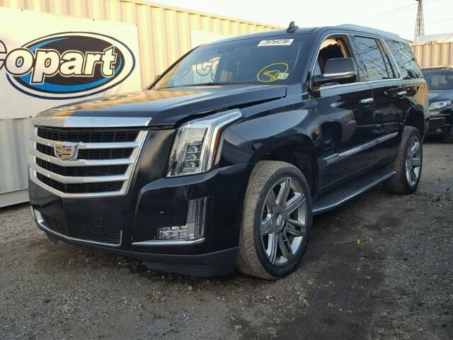 1GYS4BKJ5GR372836 - 2016 CADILLAC ESCALADE L BLACK photo 2