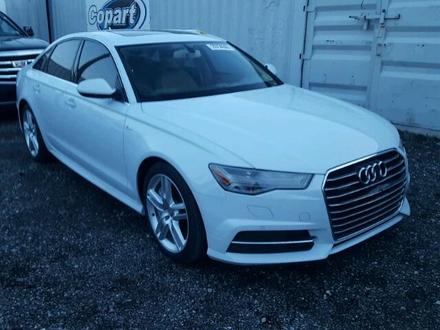 WAUGFAFC5GN172491 - 2016 AUDI A6 PREMIUM WHITE photo 1