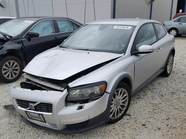 YV1MK672682063247 - 2008 VOLVO C30 T5 SILVER photo 2