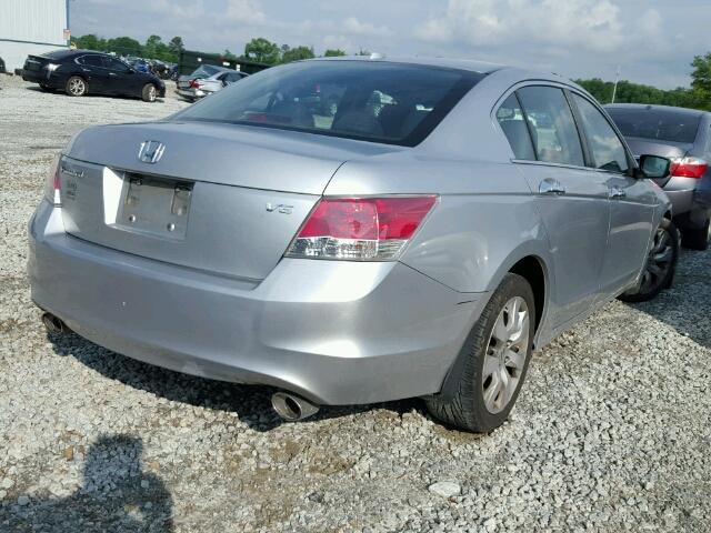 1HGCP368X9A030476 - 2009 HONDA ACCORD EXL SILVER photo 4