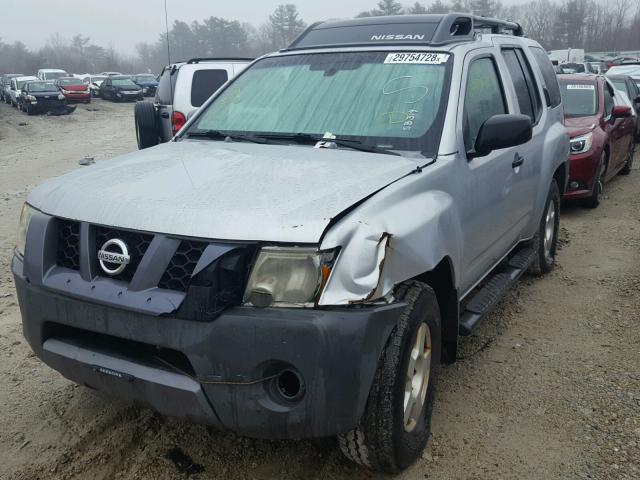 5N1AN08W47C519944 - 2007 NISSAN XTERRA OFF SILVER photo 2