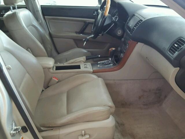 4S4BP85C254333348 - 2005 SUBARU LEGACY OUT TAN photo 5