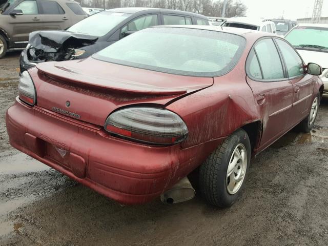 1G2WK52J22F242073 - 2002 PONTIAC GRAND PRIX MAROON photo 4