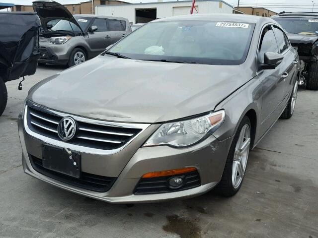 WVWHN7AN9BE732981 - 2011 VOLKSWAGEN CC GRAY photo 2