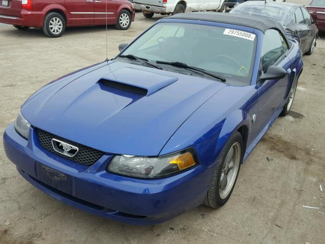 1FAFP45X34F128681 - 2004 FORD MUSTANG GT BLUE photo 2