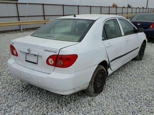 1NXBR32E78Z965947 - 2008 TOYOTA COROLLA CE WHITE photo 4