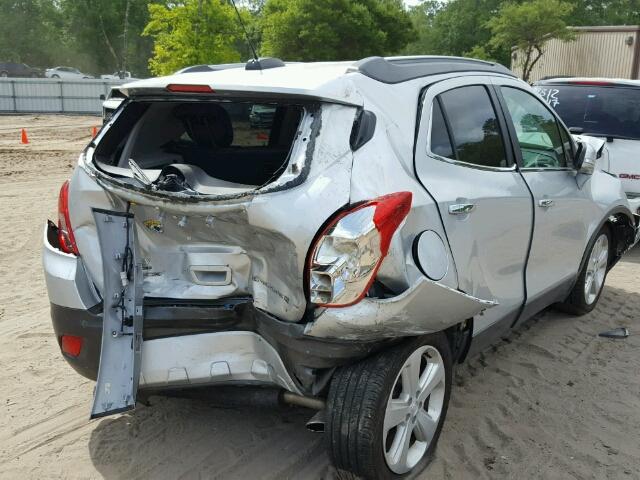 KL4CJBSBXFB258246 - 2015 BUICK ENCORE CON SILVER photo 4