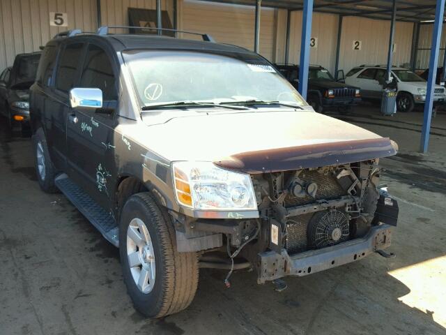 5N1AA08B05N712909 - 2005 NISSAN ARMADA SE GRAY photo 1