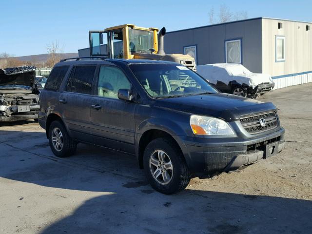 2HKYF18554H559236 - 2004 HONDA PILOT EXL CHARCOAL photo 1