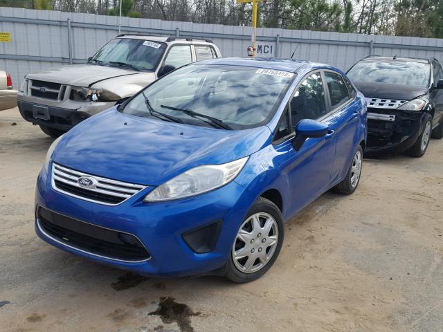 3FADP4BJ3BM202413 - 2011 FORD FIESTA SE BLUE photo 2