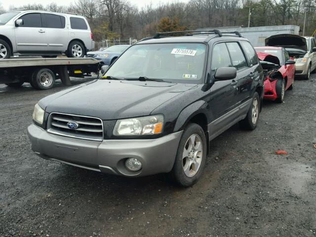 JF1SG65643H700488 - 2003 SUBARU FORESTER 2 BLACK photo 2