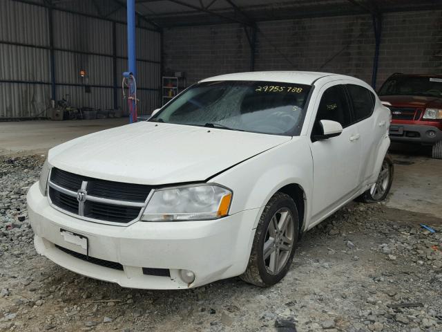 1B3CC5FB3AN209295 - 2010 DODGE AVENGER R/ WHITE photo 2