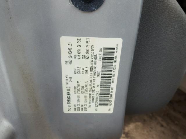 3D7KS28A88G195015 - 2008 DODGE RAM 2500 S ვერცხლისფერი ფოტო 10