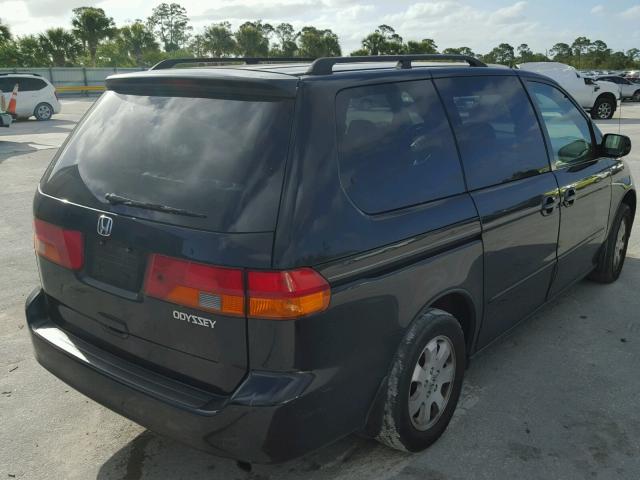 5FNRL18913B051391 - 2003 HONDA ODYSSEY EX BLACK photo 4