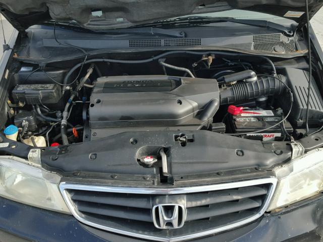 5FNRL18913B051391 - 2003 HONDA ODYSSEY EX BLACK photo 7