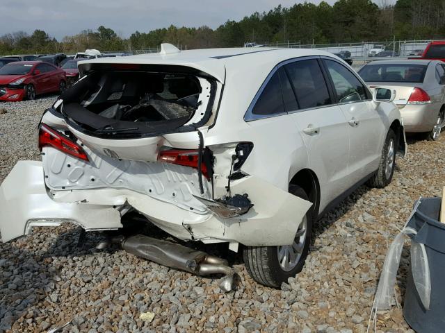 5J8TB3H55HL008020 - 2017 ACURA RDX TECHNO WHITE photo 4