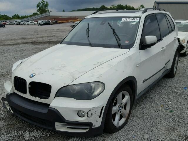 5UXFE435X8L021263 - 2008 BMW X5 3.0I WHITE photo 2