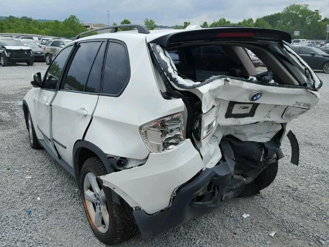 5UXFE435X8L021263 - 2008 BMW X5 3.0I WHITE photo 3