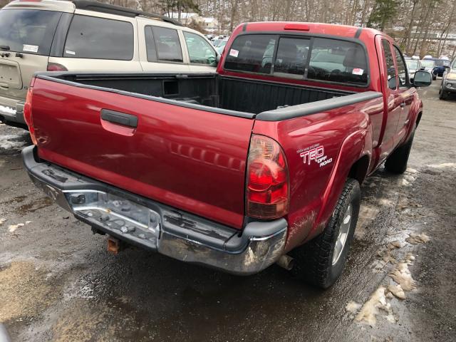 5TEUU42NX5Z017031 - 2005 TOYOTA TACOMA ACC RED photo 4