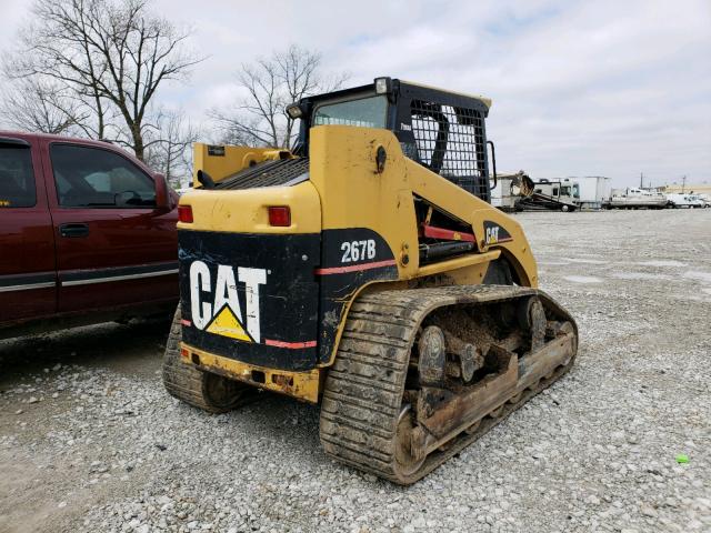 CAT0267BCCYC01356 - 2008 CATERPILLAR SKIDSTEER YELLOW photo 4