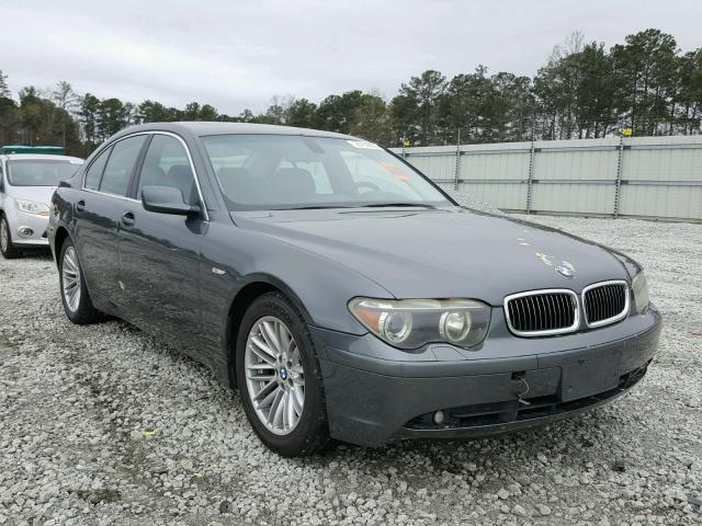 WBAGL63534DP73220 - 2004 BMW 745 I GRAY photo 1