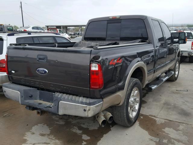 1FTSW21RX8ED81614 - 2008 FORD F250 SUPER GRAY photo 4