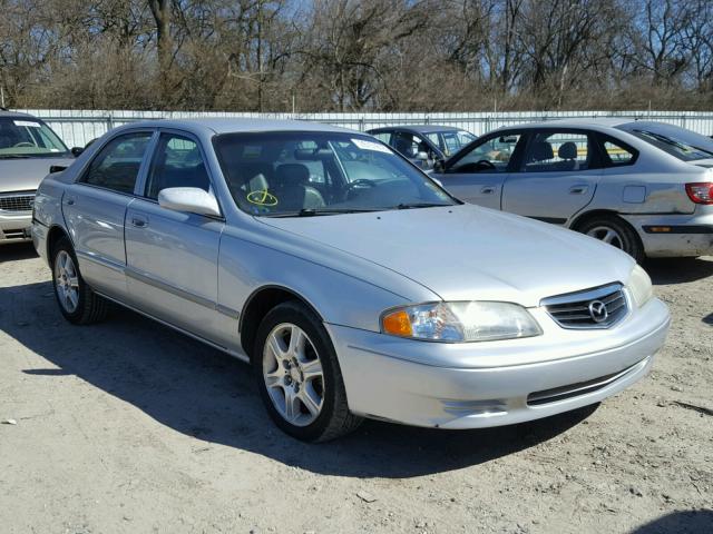 1YVGF22D925287718 - 2002 MAZDA 626 ES SILVER photo 1