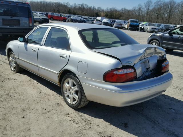 1YVGF22D925287718 - 2002 MAZDA 626 ES SILVER photo 3