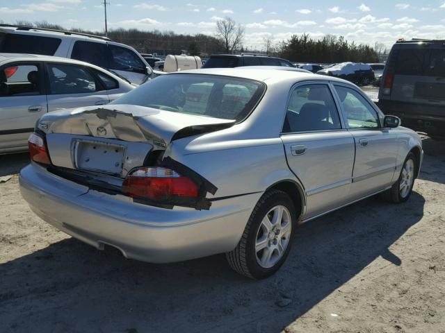 1YVGF22D925287718 - 2002 MAZDA 626 ES SILVER photo 4