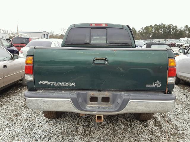 5TBRT38112S293400 - 2002 TOYOTA TUNDRA ACC GREEN photo 9