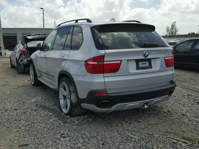 5UXFE83537LZ38910 - 2007 BMW X5 4.8I SILVER photo 3