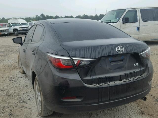 3MYDLBZV8GY139524 - 2016 TOYOTA SCION IA BLACK photo 3