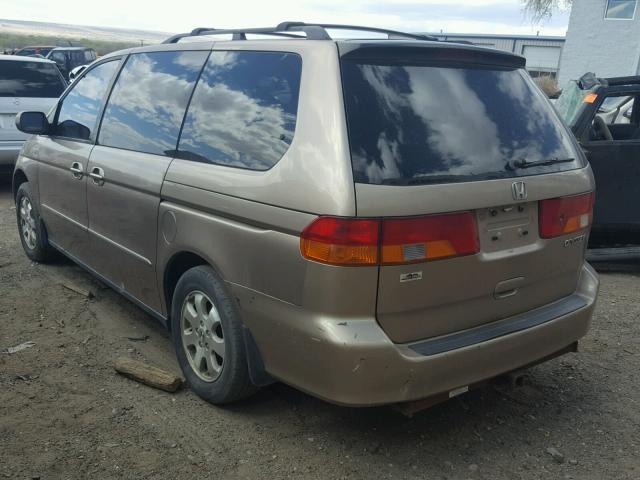 5FNRL18093B006474 - 2003 HONDA ODYSSEY EX GOLD photo 3