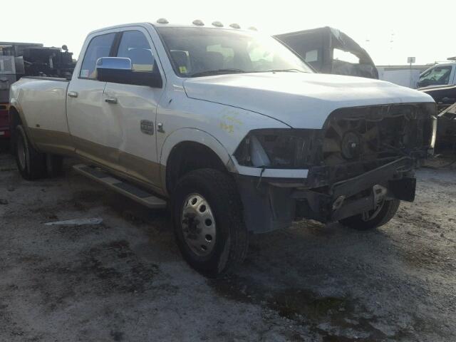 3C63DRKL4CG310737 - 2012 DODGE RAM 3500 L WHITE photo 1