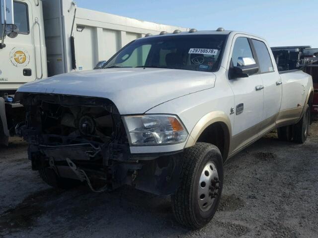 3C63DRKL4CG310737 - 2012 DODGE RAM 3500 L WHITE photo 2