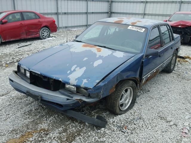 1G2NE51U5HC770358 - 1987 PONTIAC GRAND AM BLUE photo 2