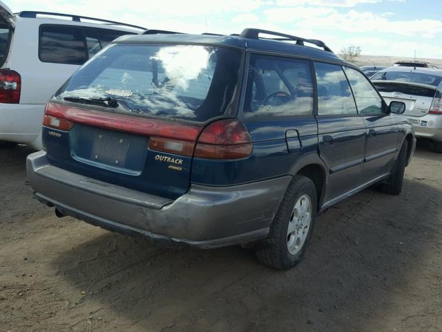 4S3BG6857T7975923 - 1996 SUBARU LEGACY OUT GREEN photo 4