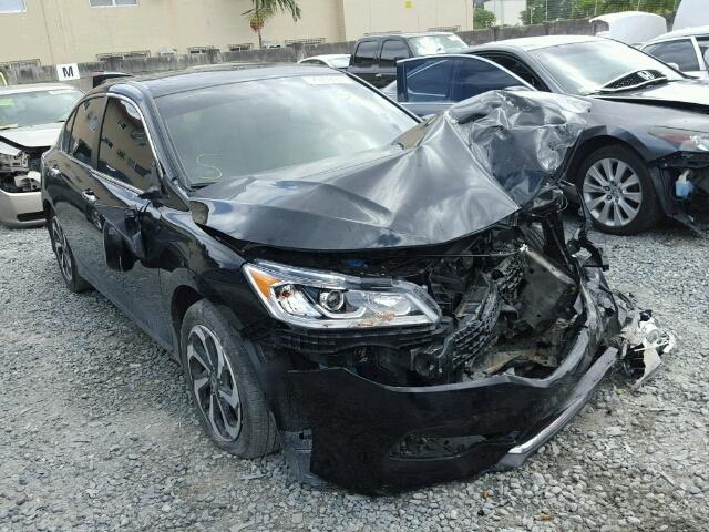 1HGCR2F88GA169233 - 2016 HONDA ACCORD EX- BLACK photo 1