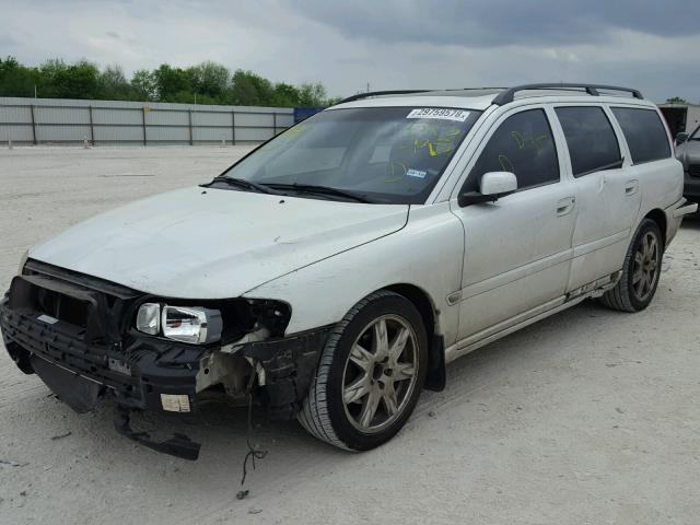 YV1SW612X62593495 - 2006 VOLVO V70 WHITE photo 2