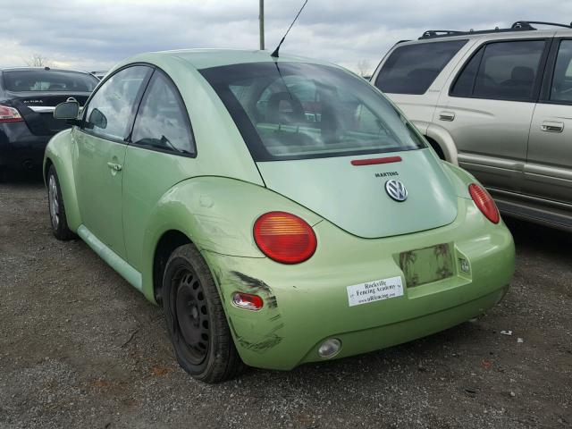 3VWCC21C3YM490626 - 2000 VOLKSWAGEN NEW BEETLE 绿色 照片 3
