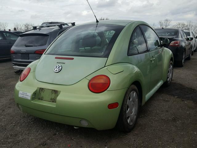 3VWCC21C3YM490626 - 2000 VOLKSWAGEN NEW BEETLE GREEN photo 4