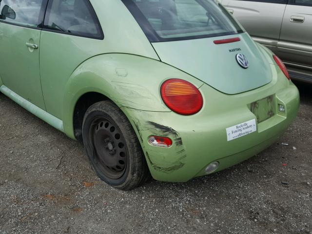 3VWCC21C3YM490626 - 2000 VOLKSWAGEN NEW BEETLE GREEN photo 9