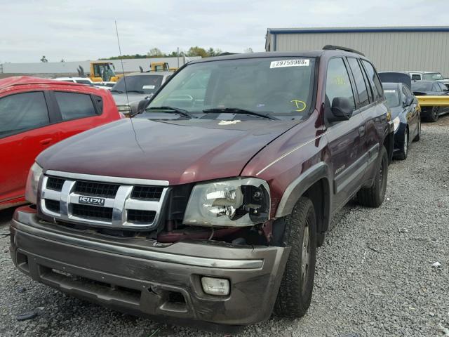 4NUDS13S462700345 - 2006 ISUZU ASCENDER S MAROON photo 2