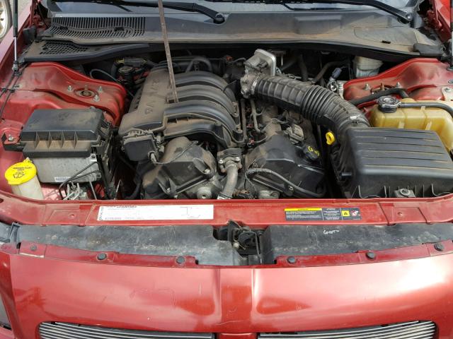 2D4FV48T55H576111 - 2005 DODGE MAGNUM SE RED photo 7