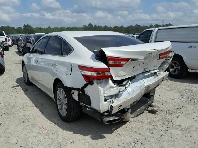 4T1BK1EB4EU134136 - 2014 TOYOTA AVALON BAS 白色 照片 3